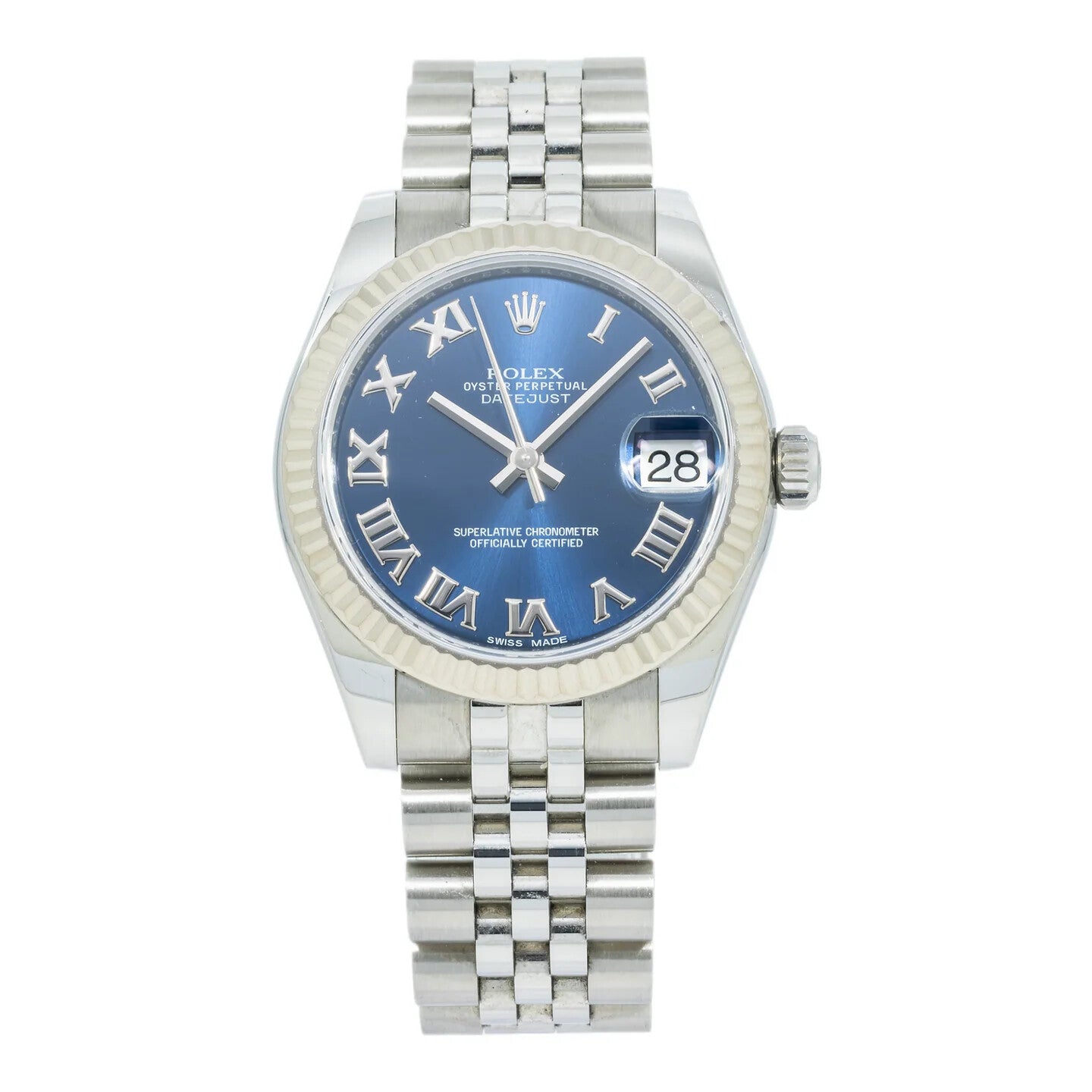 Rolex Datejust 31 278274 Steel & White Gold Blue Roman Dial