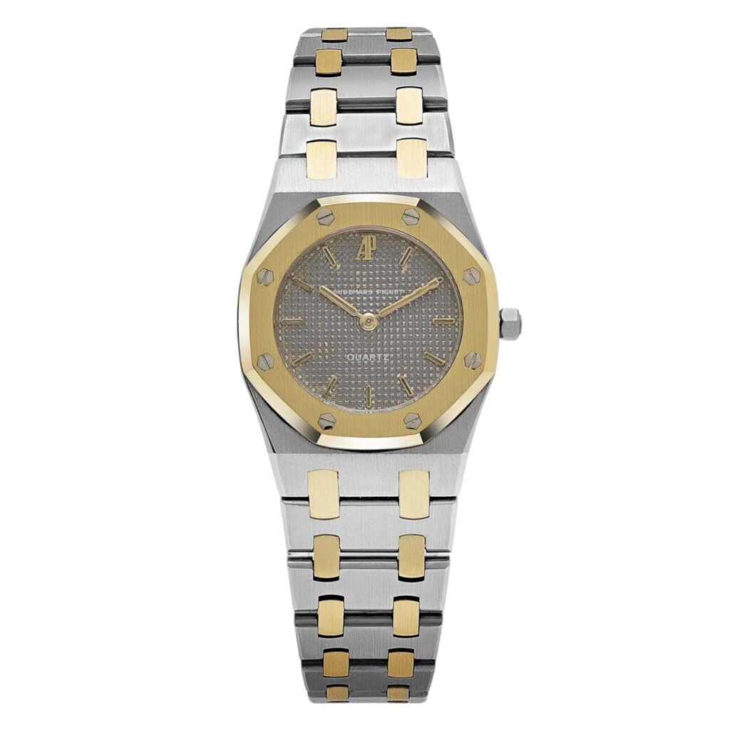 Audemars Piguet Royal Oak 66270SA Steel & Yellow Gold Grey Dial 25mm - Front View by Audemars Piguet