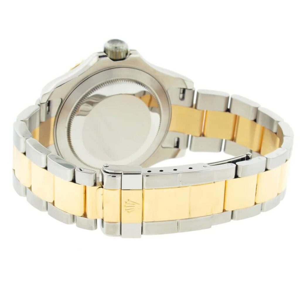 Rolex Yacht-Master 16623 Two-Tone Steel & Yellow Gold Champagne Dial - Angle View by Rolex