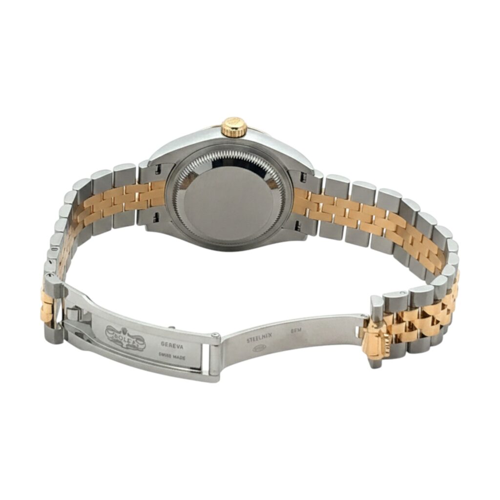 Rolex Datejust 116233 Two-Tone Steel & Yellow Gold Champagne Roman Dial - Angle View by Rolex