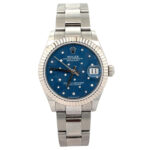 Rolex Datejust 31 278274 Steel White Gold Azzurro Floral Dial - Front View by Rolex