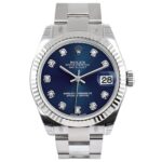 Rolex Datejust 41 126334 Blue Diamond Dial - Front View by Rolex