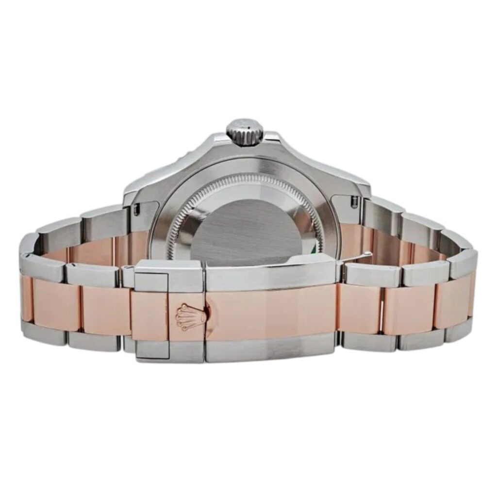 Rolex Yacht-Master 37 268621 Two-Tone Rose Gold Chocolate Dial - Angle View by Rolex