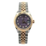 Rolex Lady-Datejust 279173 Two-Tone Lavender Diamond Dial - Front View by Rolex
