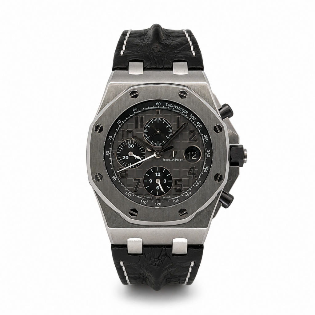 Audemars Piguet Royal Oak Offshore Chronograph 26470ST Grey Dial - Angle View by Audemars Piguet