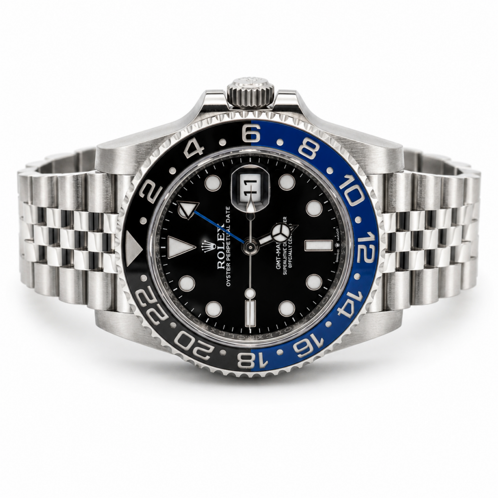 Rolex GMT-Master II 126710BLNR Black Dial - Angle View by Rolex