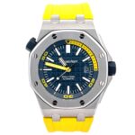 Audemars Piguet Royal Oak Offshore Diver 15720ST Steel Blue Dial - Front View by Audemars Piguet