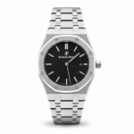 Audemars Piguet Royal Oak 67650ST.OO Steel Black Dial - Front View by Audemars Piguet