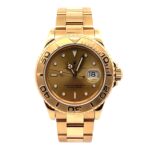 Rolex Yacht-Master 16628 18k Yellow Gold Champagne Dial - Front View by Rolex