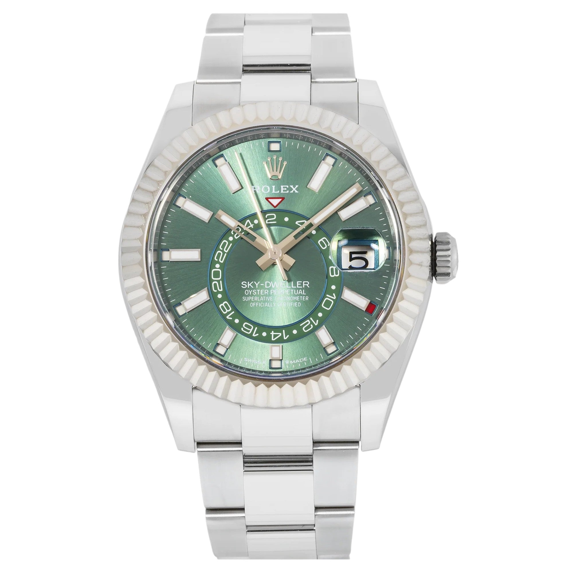 Rolex Sky-Dweller 336934 Steel Green Dial