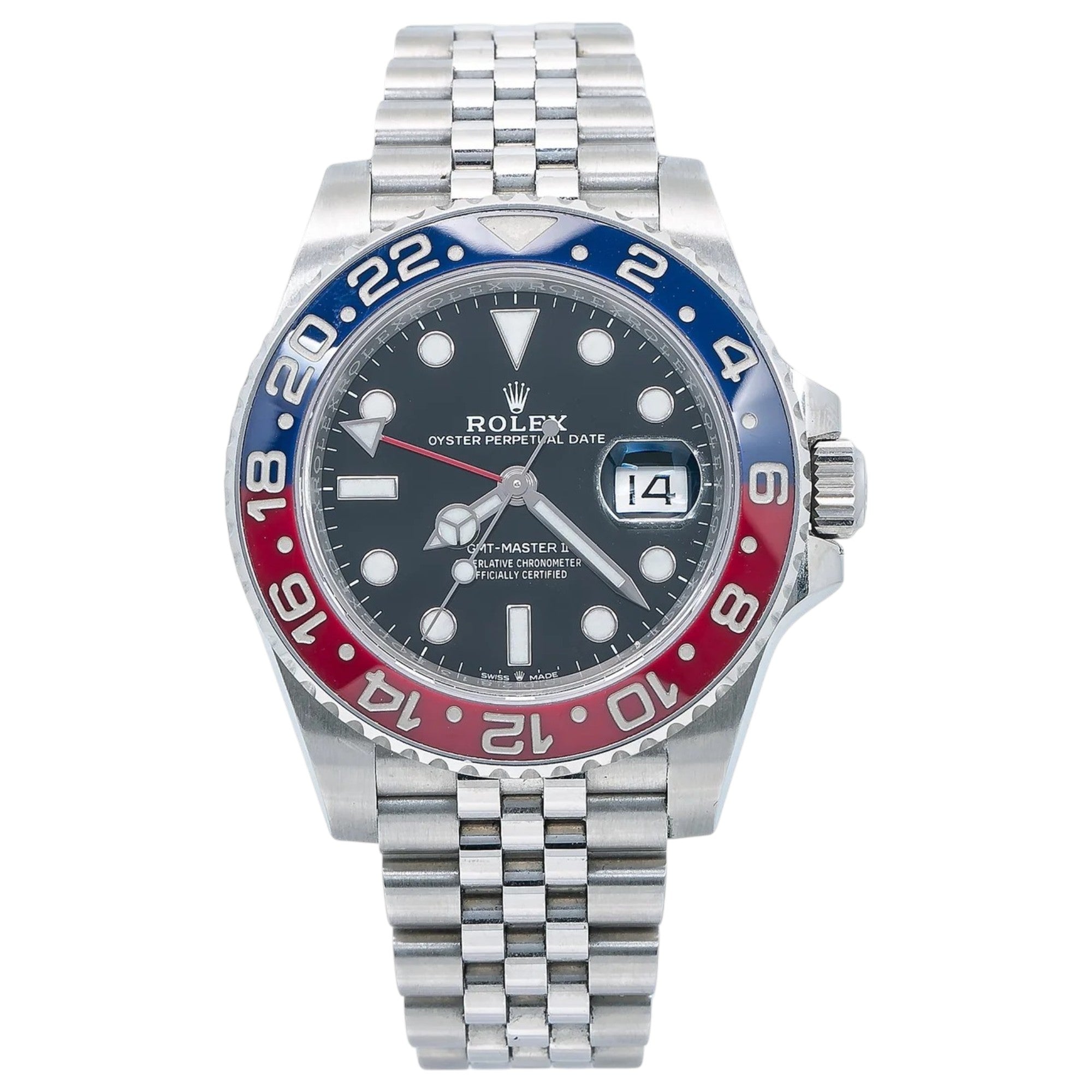 Rolex GMT-Master II 126710BLRO Stainless Steel Black Dial