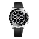Rolex Cosmograph Daytona 116519LN White Gold Black Diamond Dial - Front View by Rolex