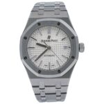 Audemars Piguet Royal Oak Selfwinding 15450ST White Dial - Front View by Audemars Piguet