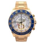 Rolex Yacht-Master II 116688 Yellow Gold White Dial - Front View by Rolex