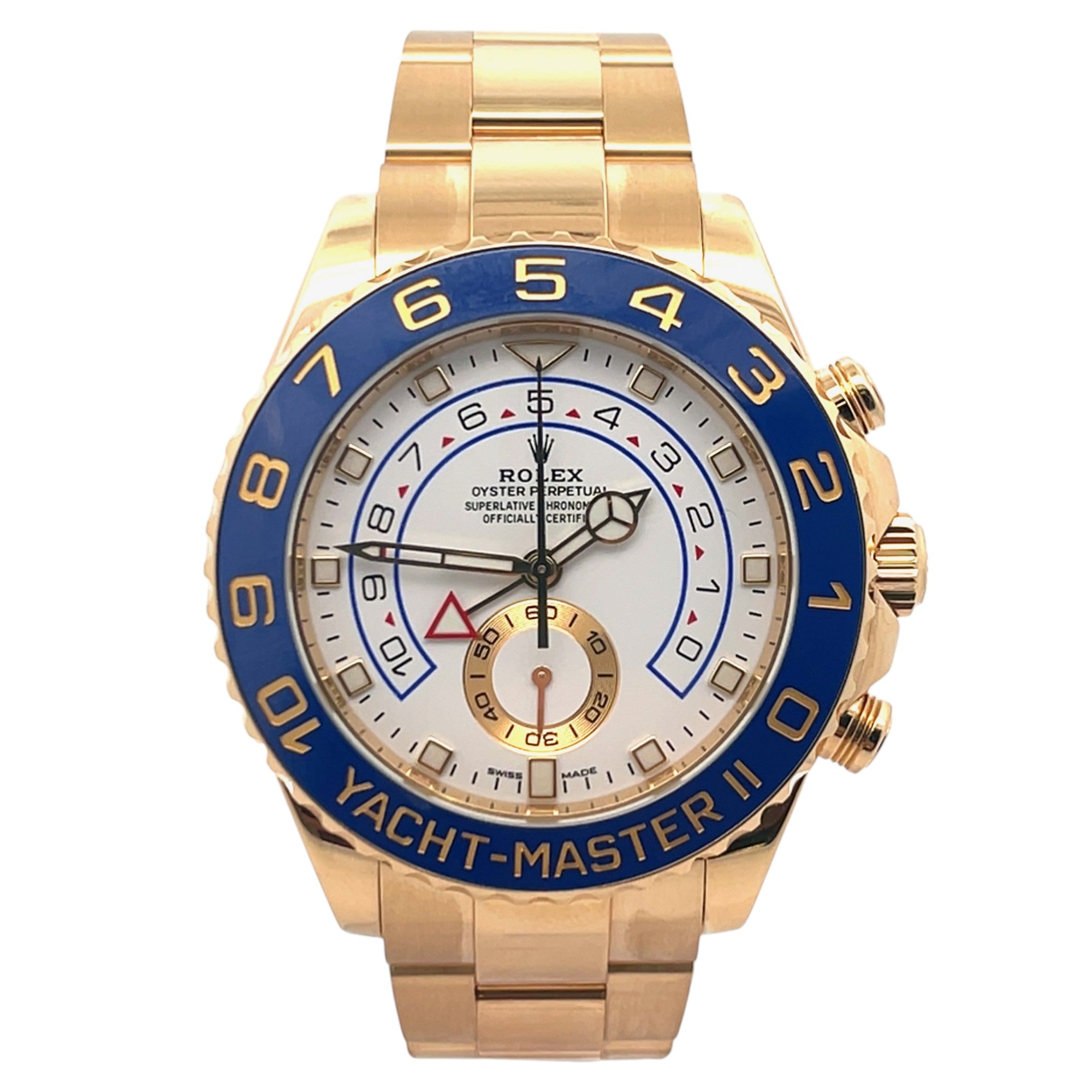 Rolex Yacht-Master II 116688 Yellow Gold White Dial