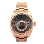 Rolex Sky-Dweller 326935 Rose Gold Slate Sundust Dial - Front View by Rolex