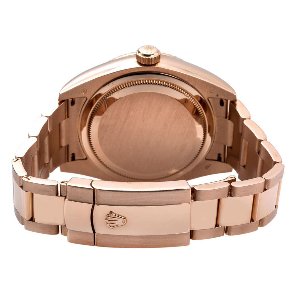 Rolex Sky-Dweller 326935 Rose Gold Slate Sundust Dial - Angle View by Rolex