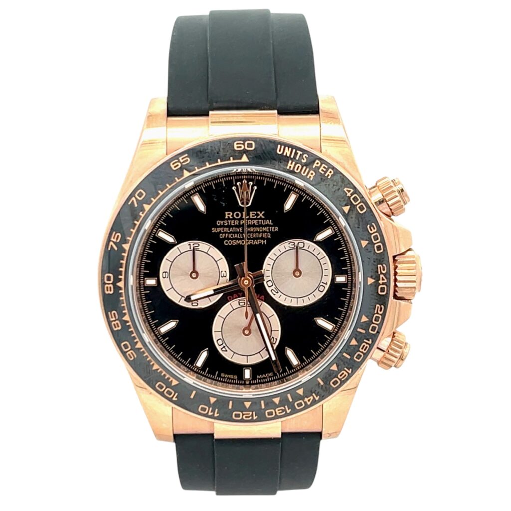 Rolex Cosmograph Daytona 126515LN Black Dial 40mm - Front View by Rolex