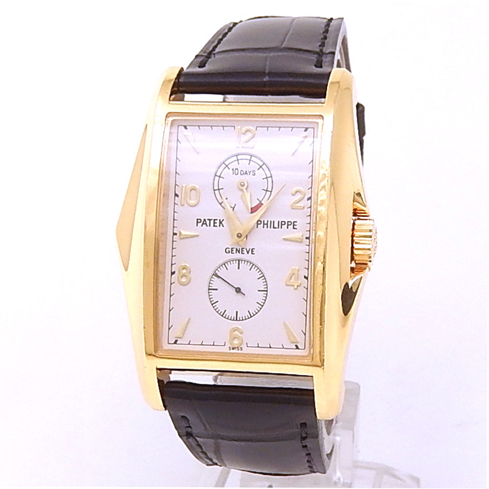 Patek Philippe Gondolo 10 Days Power Reserve 5100J-001 18k Yellow Gold Silver Dial 1 Patek Philippe Gondolo 10 Days Power Reserve 5100J-001 18k Yellow Gold Silver Dial - Front View by Patek Philippe