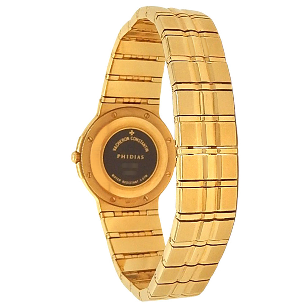 Vacheron Constantin Phidias 16520/967J-8193 18k Yellow Gold Silver Diamond Dial 4 Vacheron Constantin Phidias 16520/967J-8193 18k Yellow Gold Silver Diamond Dial - Case Back View by Vacheron Constantin