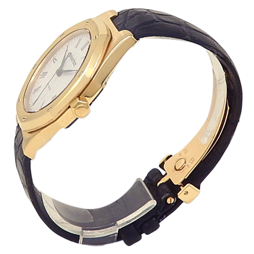 Audemars Piguet Royal Oak 18k Yellow Gold White Dial - Angle View by Audemars Piguet