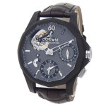 Corum Admiral's Cup Seafender A397/01075 Black Aluminum Slate Grey Dial - Front View by Corum
