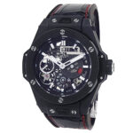 Hublot Big Bang Meca-10 414.CI.123.RX Black Ceramic Black Skeleton Dial - Front View by Hublot