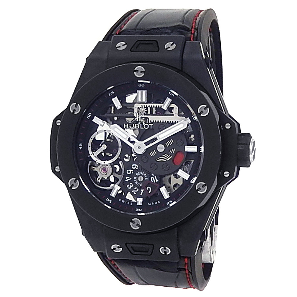 Hublot Big Bang Meca-10 414.CI.123.RX Black Ceramic Black Skeleton Dial