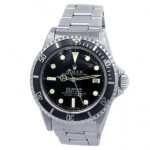 Rolex Sea-Dweller Great White 1665 Stainless Steel Black Dial - Front View by Rolex