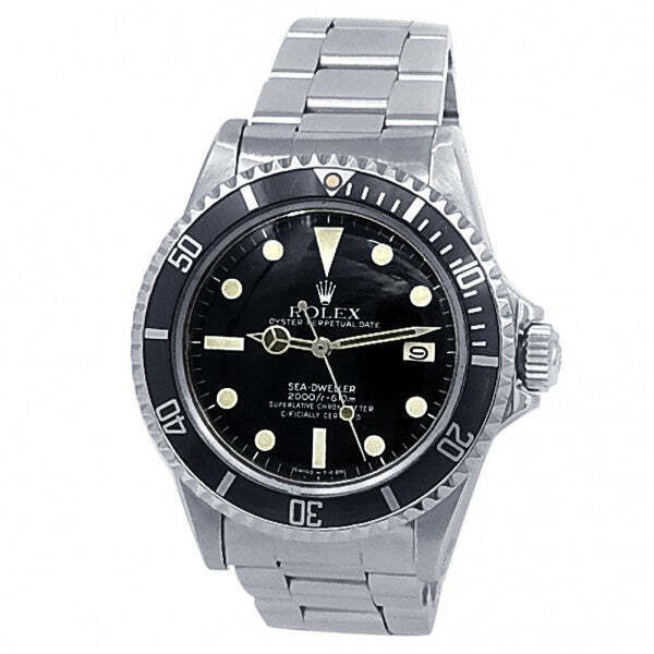 Rolex Sea-Dweller Great White 1665 Stainless Steel Black Dial