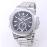 Patek Philippe Nautilus Annual Calendar 5726/1A-001 Steel Grey Dial - Front View by Patek Philippe