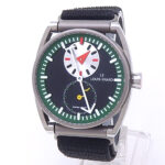 Louis Erard x Alain Silberstein Le Regulateur 85358TT09.BTT82 Titanium Black Dial - Front View by Louis Erard x Alain Silberstein