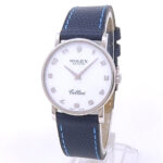 Rolex Cellini 5115 18k White Gold Mother of Pearl Dial - Front View by Rolex