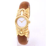 Bvlgari Antalia BJ03 18k Yellow Gold White Dial - Front View by Bvlgari