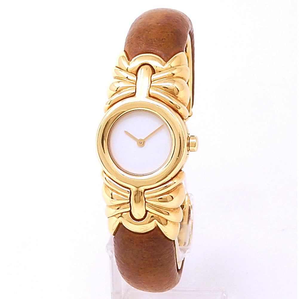 Bvlgari Antalia BJ03 18k Yellow Gold White Dial - Front View by Bvlgari
