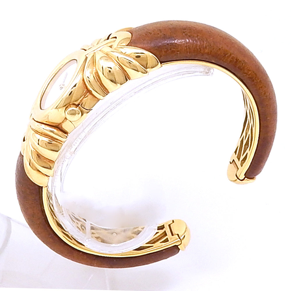 Bvlgari Antalia BJ03 18k Yellow Gold White Dial - Angle View by Bvlgari