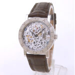Bvlgari Bvlgari BB.W.33.GL.SK.P 18k White Gold Skeleton Dial - Front View by Bvlgari