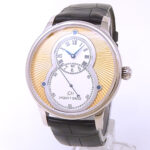 Jaquet Droz Grande Seconde J003034207 18k White Gold Yellow & Silver Dial - Front View by Jaquet Droz