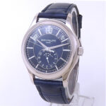 Patek Philippe Complications Annual Calendar 5205G-013 White Gold Blue Dial - Front View by Patek Philippe