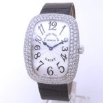 Franck Muller Galet 3002 M QZ V D3 18k White Gold Silver Dial - Front View by Franck Muller