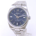 Rolex Oyster Perpetual 114300 Stainless Steel Blue Dial - Front View by Rolex