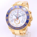 Rolex Yacht-Master II 116688 18k Yellow Gold White Dial - Front View by Rolex
