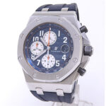 Audemars Piguet Royal Oak Offshore 26470ST Stainless Steel Blue Dial - Front View by Audemars Piguet