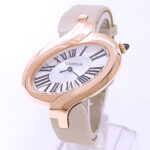 Cartier Delices de Cartier W8100011 18k Rose Gold Silver Dial - Front View by Cartier