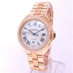 Cartier Cle de Cartier WJCL0003 18k Rose Gold Silver Dial - Front View by Cartier