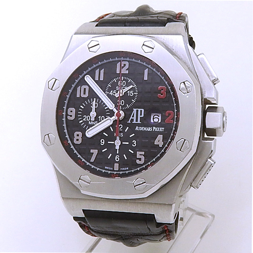 Audemars Piguet Royal Oak Offshore Shaquille O'Neal 26133ST Steel Black Dial 1 Audemars Piguet Royal Oak Offshore Shaquille O'Neal 26133ST Steel Black Dial - Front View by Audemars Piguet