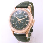 Patek Philippe Complications Annual Calendar 5205R-011 18k Rose Gold Green Dial - Front View by Patek Philippe