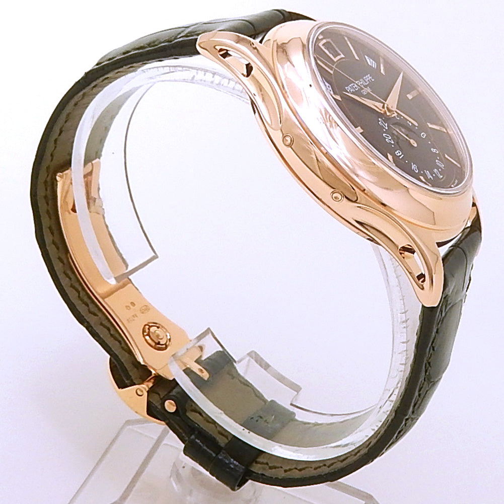 Patek Philippe Complications Annual Calendar 5205R-011 18k Rose Gold Green Dial 3 Patek Philippe Complications Annual Calendar 5205R-011 18k Rose Gold Green Dial - Side View by Patek Philippe