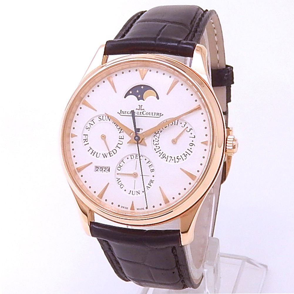 Jaeger-LeCoultre Master Ultra Thin Perpetual Calendar Q1302520 Rose Gold Beige Dial 1 Jaeger-LeCoultre Master Ultra Thin Perpetual Calendar Q1302520 Rose Gold Beige Dial - Front View by Jaeger-LeCoultre