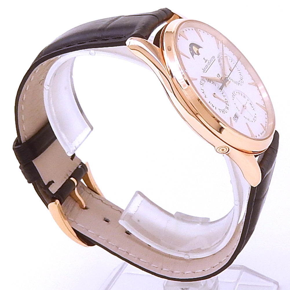 Jaeger-LeCoultre Master Ultra Thin Perpetual Calendar Q1302520 Rose Gold Beige Dial 3 Jaeger-LeCoultre Master Ultra Thin Perpetual Calendar Q1302520 Rose Gold Beige Dial - Side View by Jaeger-LeCoultre